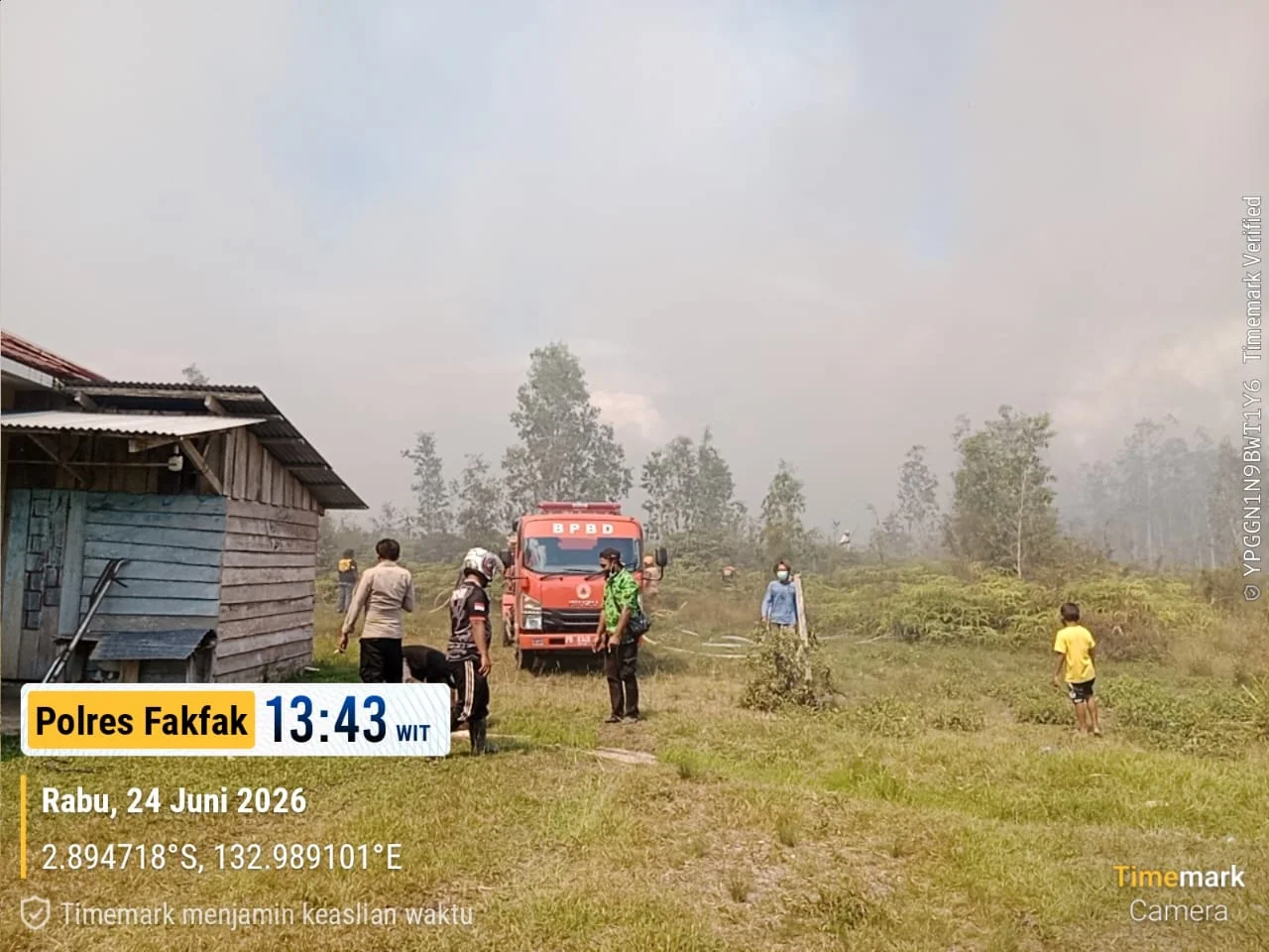 Sigap, Polsek Bomberay dan BPBD Cegah Karhutla Menuju Pemukiman Warga – Detiktoday.com