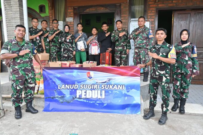 Peduli Sesama, Lanud Sugiri Sukani Salurkan Bantuan Sosial ke Dua Panti Asuhan di Majalengka