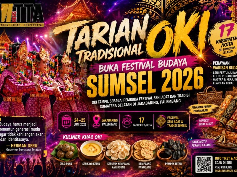 Tarian Tradisional OKI Buka Festival Budaya Sumsel, Perkenalkan Kekayaan Warisan Daerah – Detiktoday.com