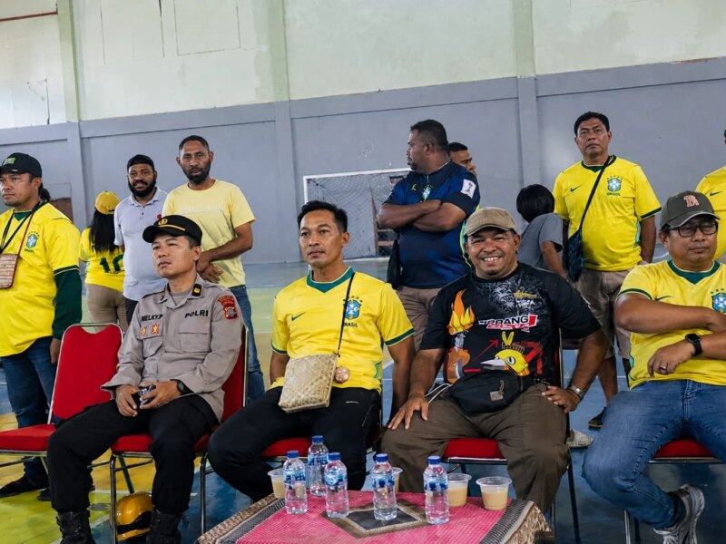 Meriah, Dandim 1803/Fakfak Nobar Brazil vs Skotlandia Bersama Ratusan Warga – Detiktoday.com