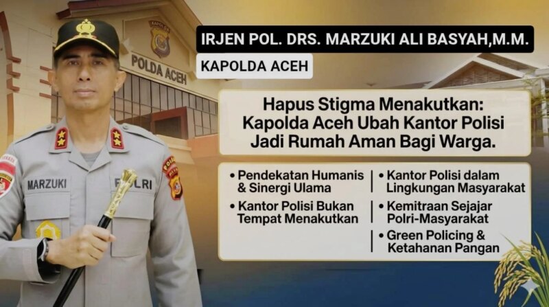 Hapus Stigma Menakutkan, Kapolda Aceh Sukses Ubah Kantor Polisi Jadi Rumah Aman Bagi Warga – Detiktoday.com