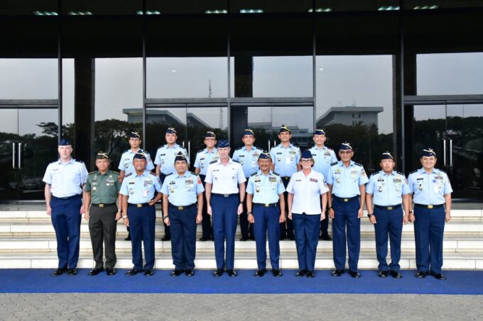 Perkuat Kemitraan Strategis, Wakasau Terima Kunjungan Commander Pacific Air Forces