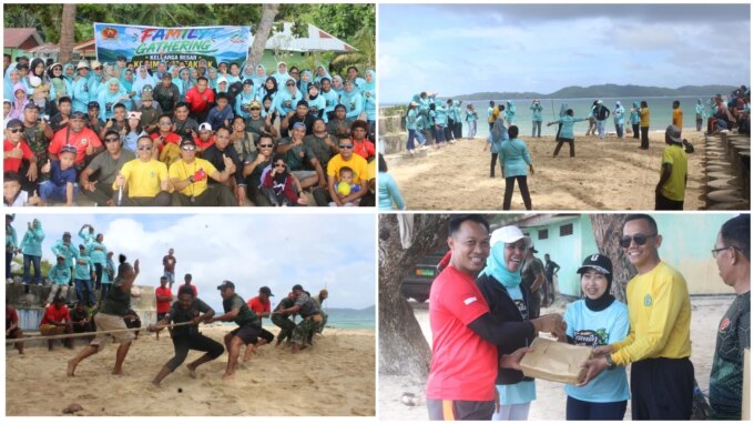 Hangatkan Kebersamaan, Kodim 1803/Fakfak Gelar Family Gathering di Pantai Pasir Putih – Detiktoday.com