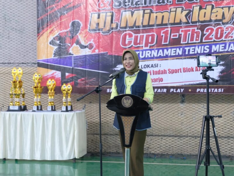 Mimik Idayana Resmi Buka Turnamen Tenis Meja Cup I 2026, Siapkan Lahirkan Atlet Berprestasi Sidoarjo – Detiktoday.com
