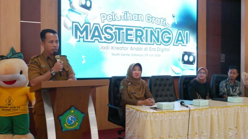 100 Warga Sidoarjo Belajar AI Gratis Bersama Diskominfo – Detiktoday.com