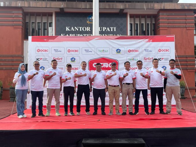 Danlanal Bintan Hadiri Pelepasan Atlet OCBC Singapore National Road Championship 2026