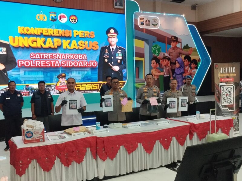 Polresta Sidoarjo Sita Etomidate Rp45 Miliar, Koper Hijau dari Bangkok Bongkar Jaringan Internasional – Detiktoday.com