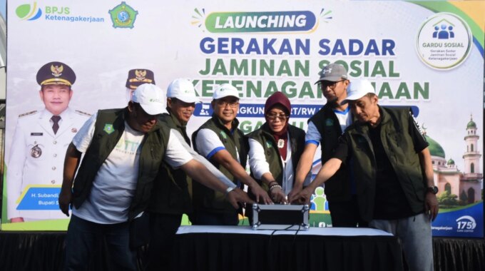 GARDU Sosial Resmi Diluncurkan, Pemkab Sidoarjo Perkuat Perlindungan Pekerja Formal dan Informal Cegah Kemiskinan Baru  – Detiktoday.com