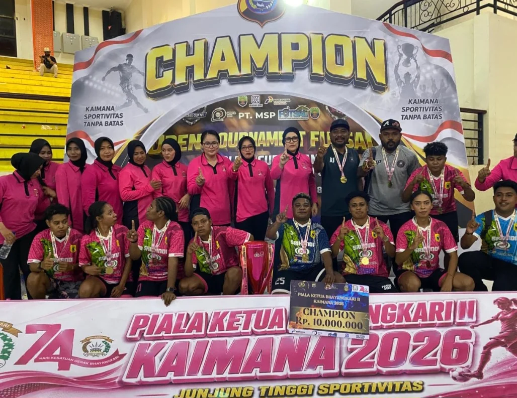 Srikandi FC Polres Fakfak Borong 3 Gelar di Kaimana  – Detiktoday.com