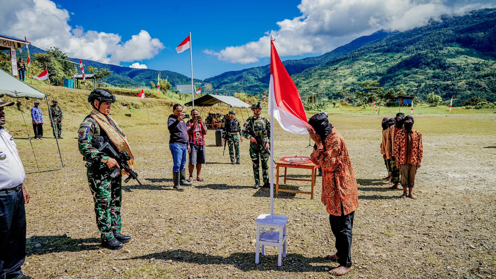 Delapan OPM Kodap XV/NK Memilih Jalan Damai, Kiwirok Menorehkan Harapan Baru untuk Masa Depan Papua