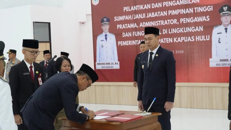 Segarkan Birokrasi, Bupati Kapuas Hulu Kukuhkan 58 ASN di Jabatan Strategis – Detiktoday.com