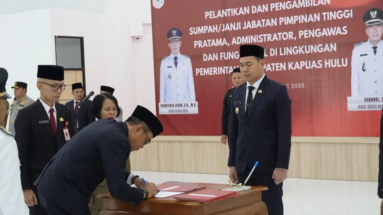 Segarkan Birokrasi, Bupati Kapuas Hulu Kukuhkan 58 ASN di Jabatan Strategis – Detiktoday.com