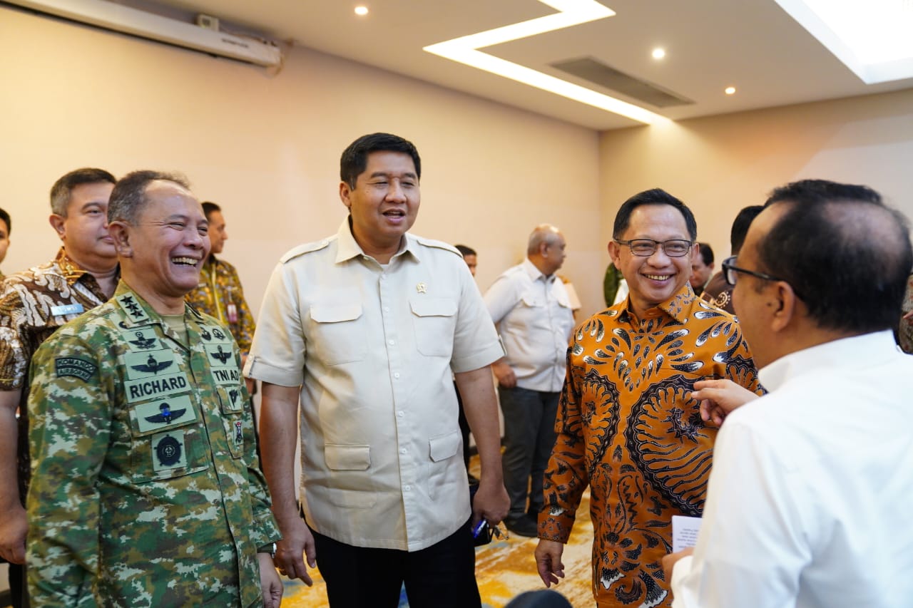 Wakil Ketua I Satgas PRR Letjen TNI Richard Tampubolon dampingi Ketua Satgas : Satgas PRR Minta K/L dan Pemda Tancap Gas Pemulihan Permanen