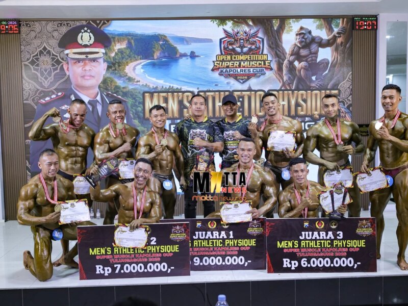 Super Muscle Kapolres Cup Tulungagung 2026 Sukses Digelar, Atlet dari Berbagai Daerah Adu Prestasi di Lima Kategori Bergengsi – Detiktoday.com