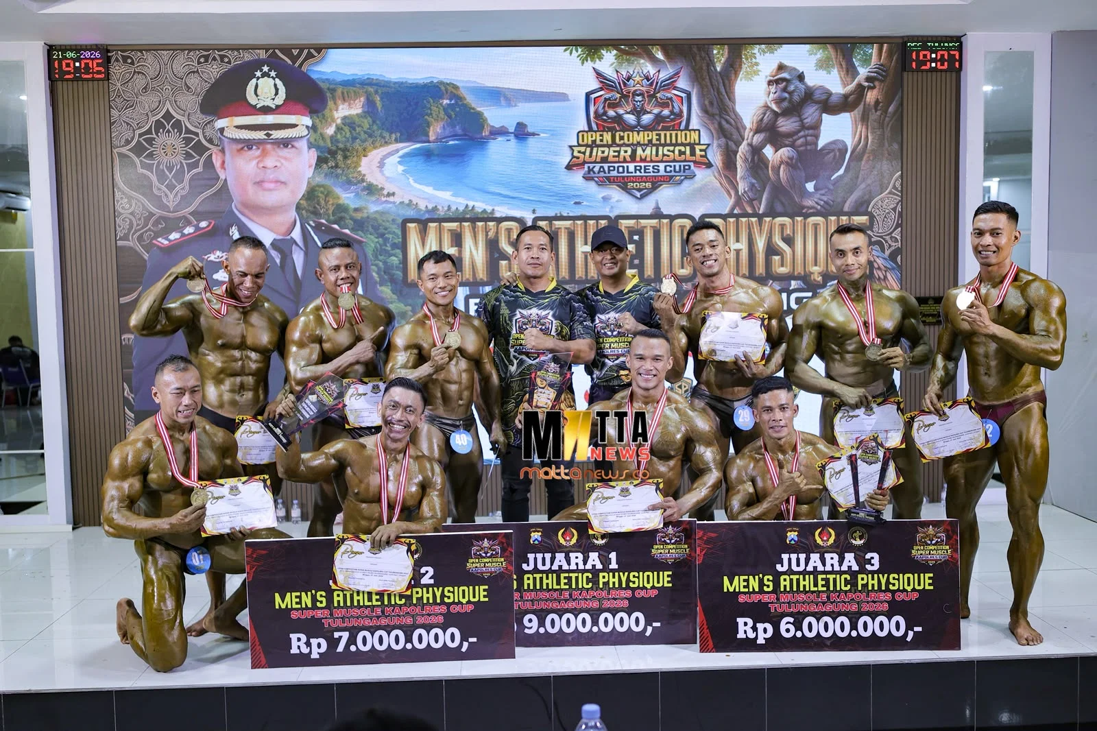 Super Muscle Kapolres Cup Tulungagung 2026 Sukses Digelar, Atlet dari Berbagai Daerah Adu Prestasi di Lima Kategori Bergengsi – Detiktoday.com