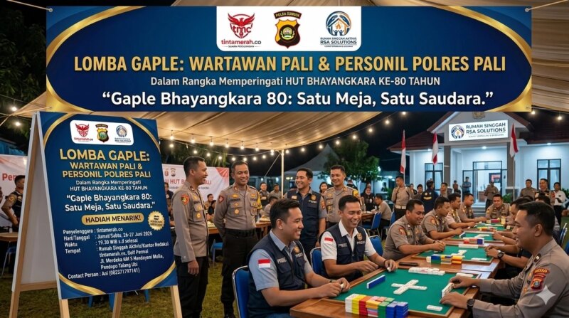 RSA Akan Gelar Turnamen Gaple “Satu Meja Satu Saudara” untuk Wartawan dan Polres PALI – Detiktoday.com