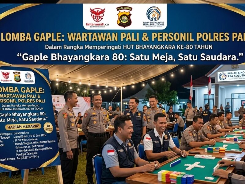 RSA Akan Gelar Turnamen Gaple “Satu Meja Satu Saudara” untuk Wartawan dan Polres PALI – Detiktoday.com