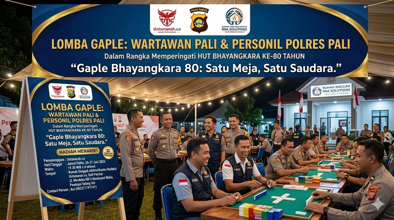 RSA Akan Gelar Turnamen Gaple “Satu Meja Satu Saudara” untuk Wartawan dan Polres PALI – Detiktoday.com