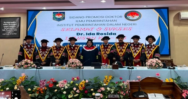 Angkat Isu Gender dan Stunting, Ketua Fraksi PDI Perjuangan DPRD Banten Raih Gelar Doktor Cumlaude di IPDN