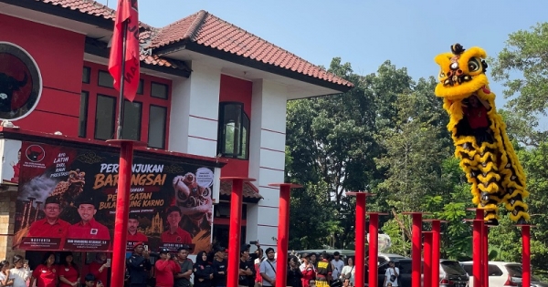 Bulan Bung Karno, DPC PDI Perjuangan Kabupaten Bogor Gelar Pertunjukan dan Pelatihan Barongsai