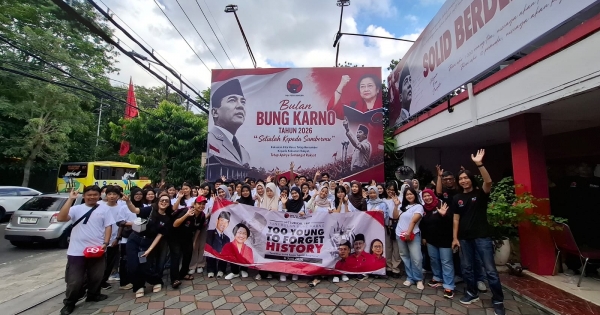 DPC PDI Perjuangan Surabaya Ajak Gen Z Telusuri Jejak Sejarah Bung Karno