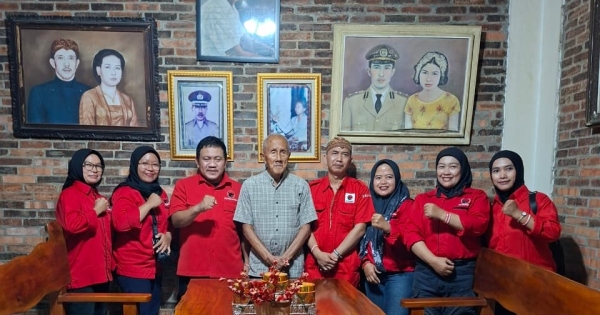 Meneguk Mata Air Sejarah, PAC PDI Perjuamgan Limo Serap Semangat Juang dari Mantan Ajudan Bung Karno