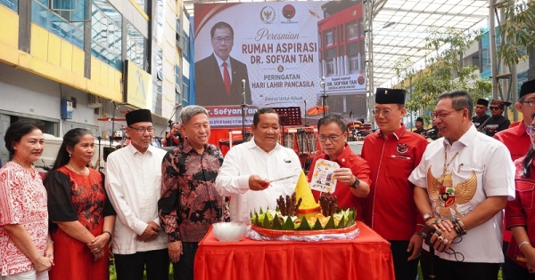 Momentum Hari Lahir Pancasila, Sofyan Tan Resmikan Rumah Aspirasi untuk Generasi Masa Depan