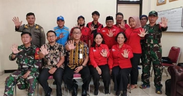 Pengurus PDI Perjuangan Malaka Sari Audiensi dengan Lurah, Bahas Sampah Hingga Kamtibmas