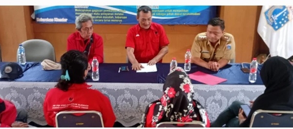 Pengurus Ranting PDI Perjuangan Klender Audiensi dengan Lurah, Bahas Tawuran Hingga Stunting