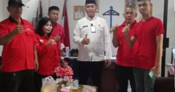 Pengurus Ranting PDI Perjuangan Malaka Jaya Audiensi dengan Lurah, Bahas Penerangan BKT hingga Stunting
