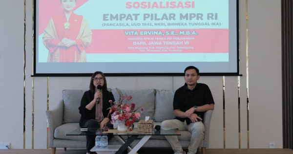 Perkuat Nasionalisme, Vita Ervina Ajak Pemuda Magelang Jaga 4 Pilar Kebangsaan