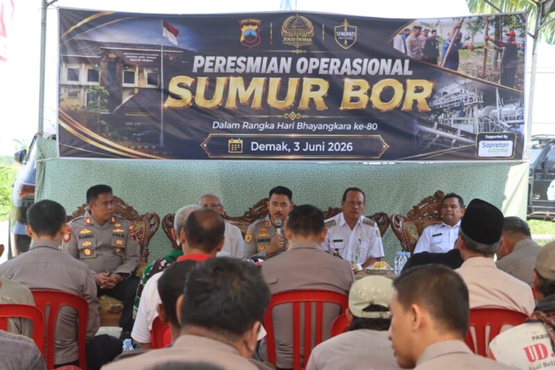 Hari Bhayangkara Ke-80, Polres Demak Bantu Warga Solondoko Atasi Krisis Air Bersih