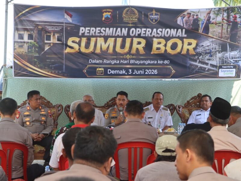 Hari Bhayangkara Ke-80, Polres Demak Bantu Warga Solondoko Atasi Krisis Air Bersih