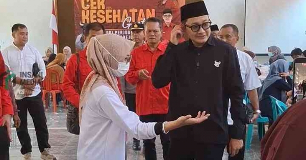 Ratusan Warga Kaligesing Serbu Layanan Kesehatan dan Makan Gratis PDI Perjuangan
