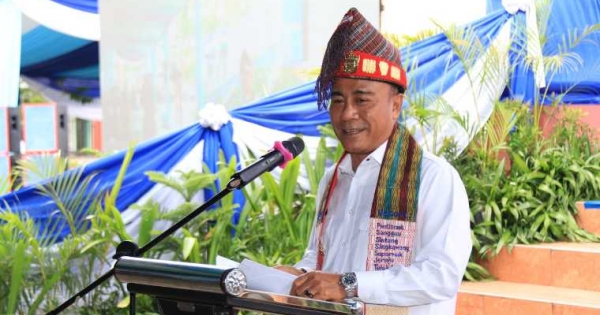 Resmikan HKBP Distrik XXXIII, Wagub Kalbar: Jaga Harmoni di ‘Miniatur Indonesia’