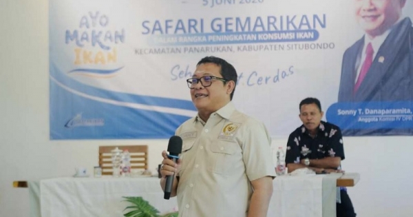 Sonny Danaparamita Ajak Masyarakat Jadikan Ikan Menu Utama Keluarga Untuk Cegah Stunting
