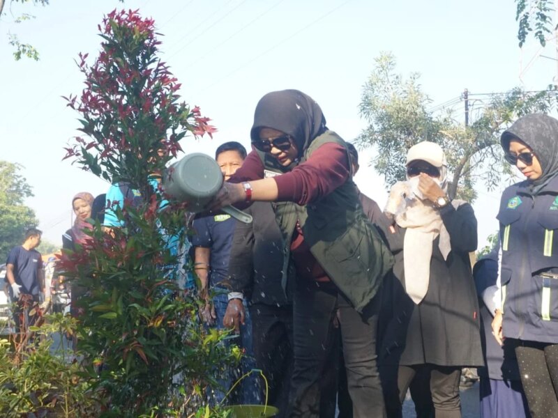 Tanam Ratusan Pucuk Merah, Wabup Mimik Ajak Warga dan PKL Jaga Kebersihan Sidoarjo – Detiktoday.com
