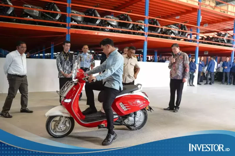 Wapres Gibran Kunjungi Fasilitas Produksi Motor Listrik United E-Motor