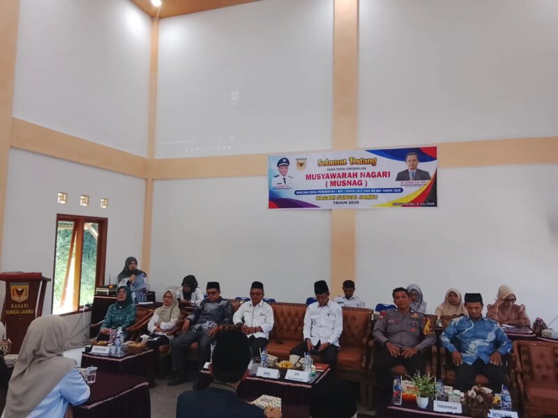 Musyawarah Nagari Jadi Forum Tertinggi Penentuan Arah Pembangunan 2027 – Detiktoday.com