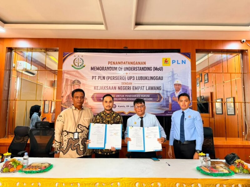 Perkuat Kepastian Hukum, PLN Gandeng Kejari Empat Lawang – Detiktoday.com