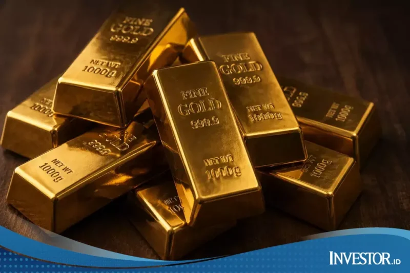 Harga Emas Merosot, The Fed Kembali Hantui PasarHarga Emas Merosot, The Fed Kembali Hantui Pasar