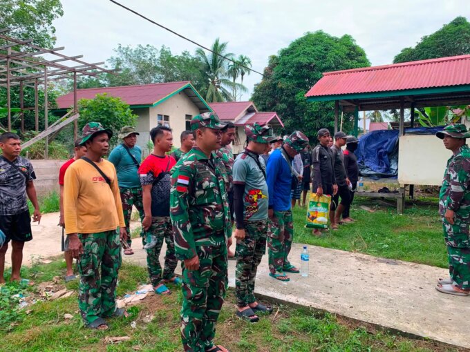 Bangun Fisik, Kuatkan Hati di Perbatasan Kapuas Hulu  – Detiktoday.com