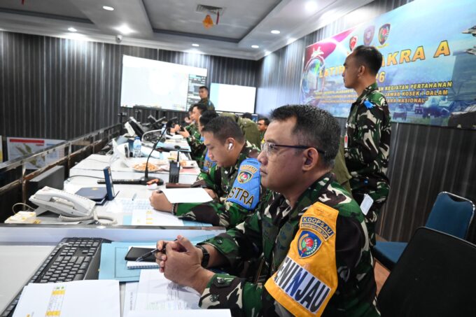 Kosek I Uji Kesiapan Sistem Pertahanan Udara Nasional melalui Latihan Hanud Cakra A 2026