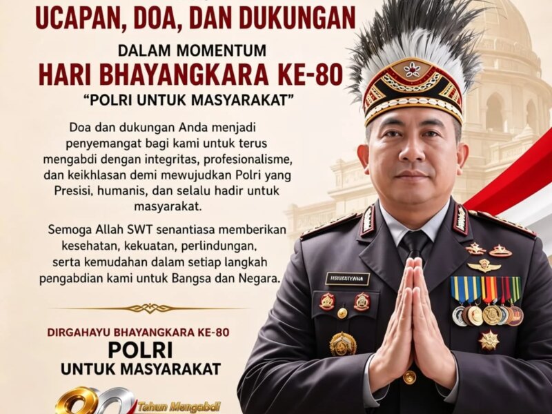 Penuh Haru, Kapolres Fakfak Ucapkan Terima Kasih Atas Doa dan Dukungan Masyarakat di Hari Bhayangkara ke-80 – Detiktoday.com