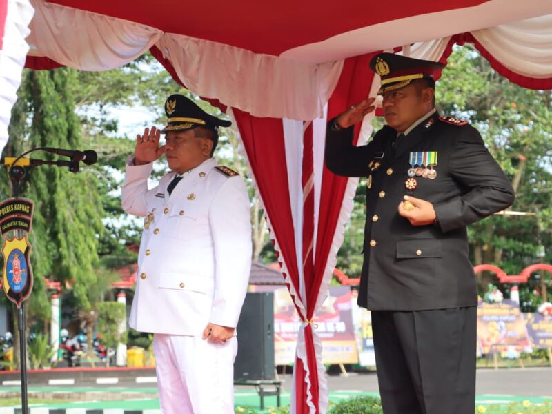 Polres Kapuas Peringati Hari Bhayangkara Ke-80 dengan Upacara dan Syukuran