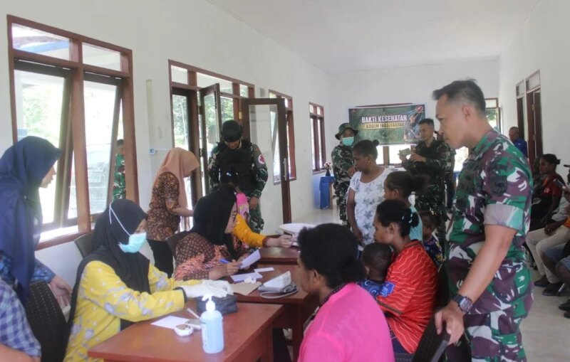 Bakti Kesehatan Gratis Kodim 1803/ Fakfak Sapa Warga Kramomongga, Dandim Tekankan Pentingnya Hidup Sehat – Detiktoday.com