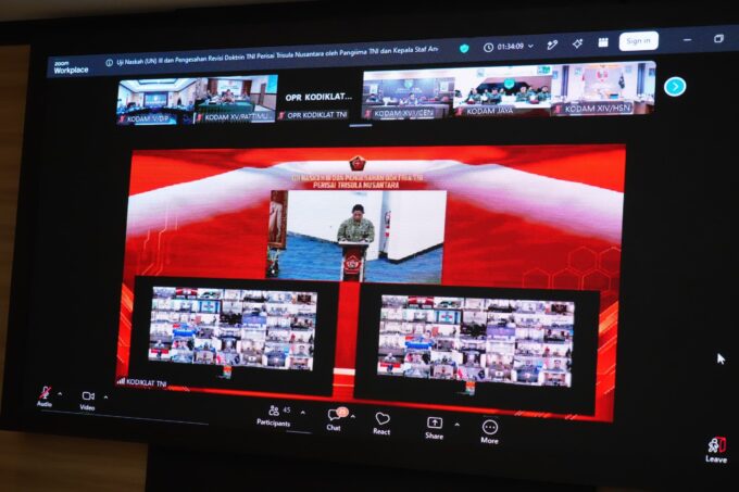 Pangdam IV/Diponegoro Ikuti Pengesahan Doktrin TNI "Perisai Trisula Nusantara"