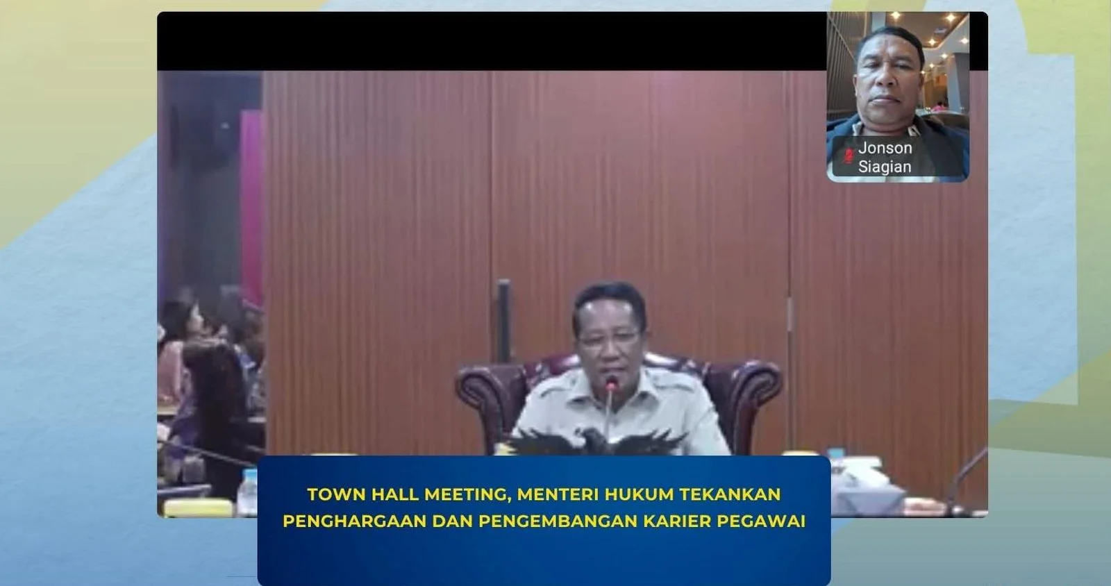 Kakanwil Kemenkum Jambi Ikuti Town Hall Meeting Nasional, Menteri Hukum Tekankan Kinerja, Integritas dan Pengembangan Karier ASN – Detiktoday.com