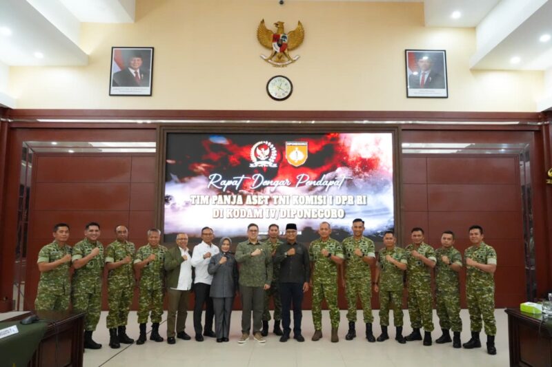 Pangdam IV/Diponegoro Bahas Transformasi Tata Kelola Aset Pertahanan Bersama Komisi I DPR RI