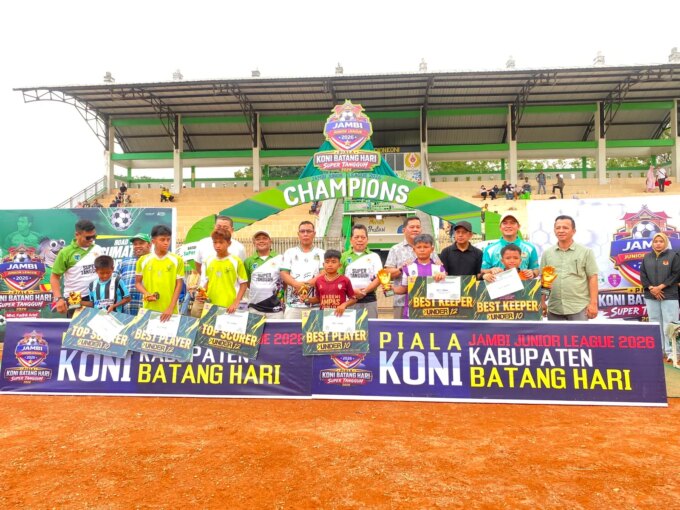 Bupati Batang Hari Diwakili Sekda Tutup Resmi Final Jambi Junior League 2026 – Detiktoday.com